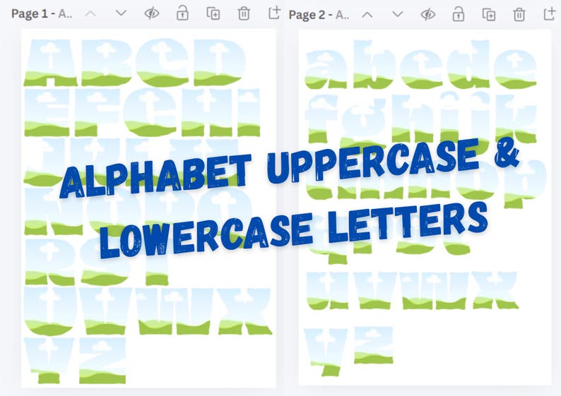 Editable Letter Frames | Alphabet A-Z, Numbers & Symbols | Bonus Words ...