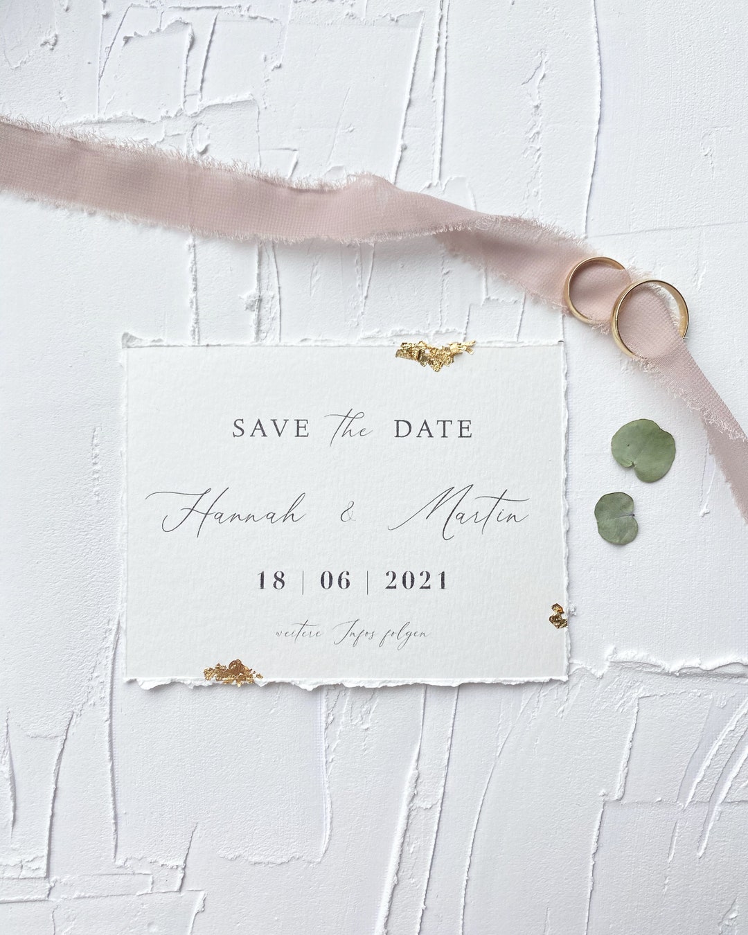 Save The Date Karte Einladungskarte Hochzeit Ankündigung Wedding Cards