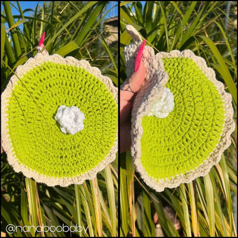 PATTERN | Crochet Cutie Pie Potholder Pattern PDF image 10