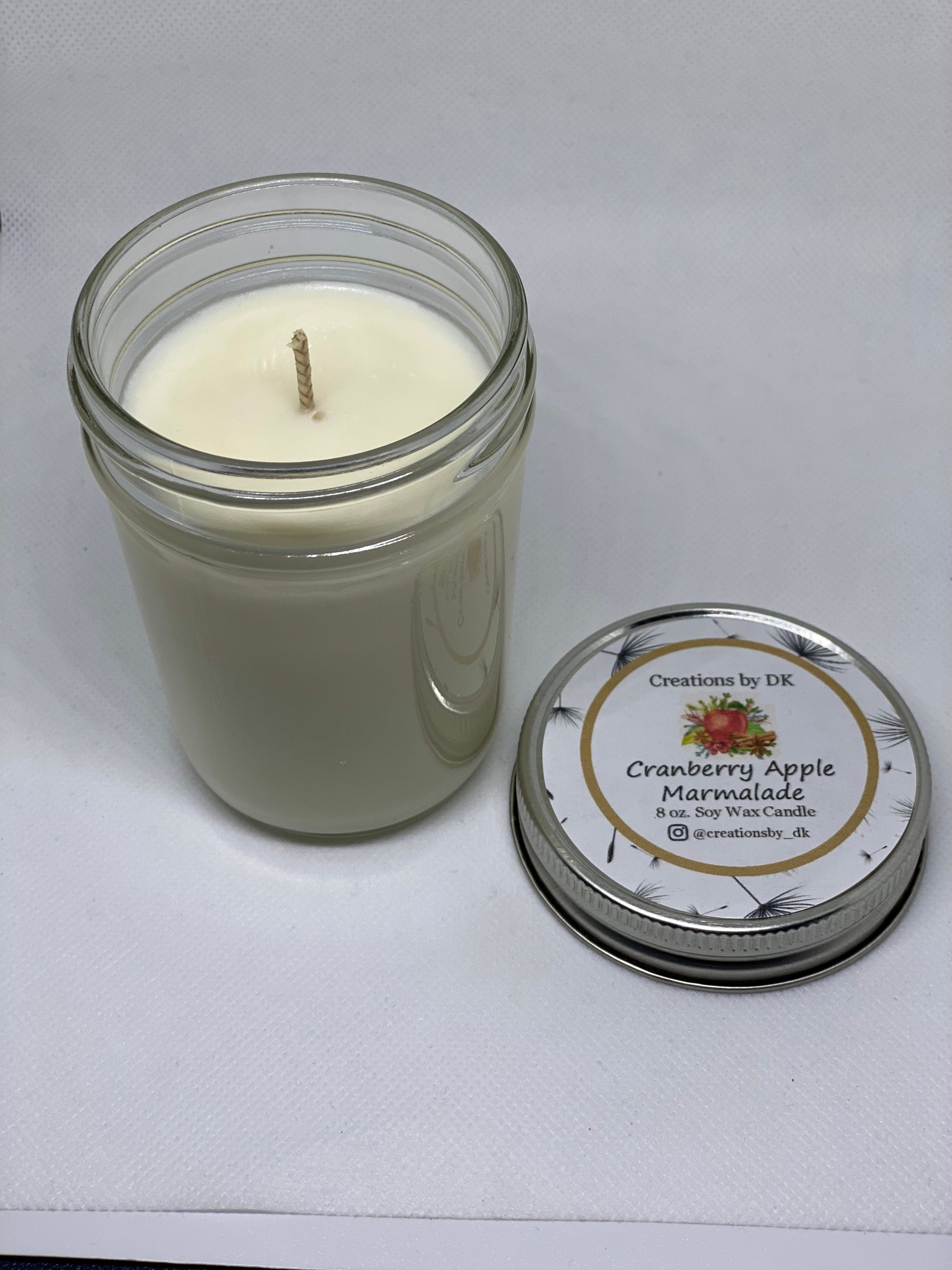 Cranberry Apple Marmalade Essential Oil Scent Candle Cotton Etsy