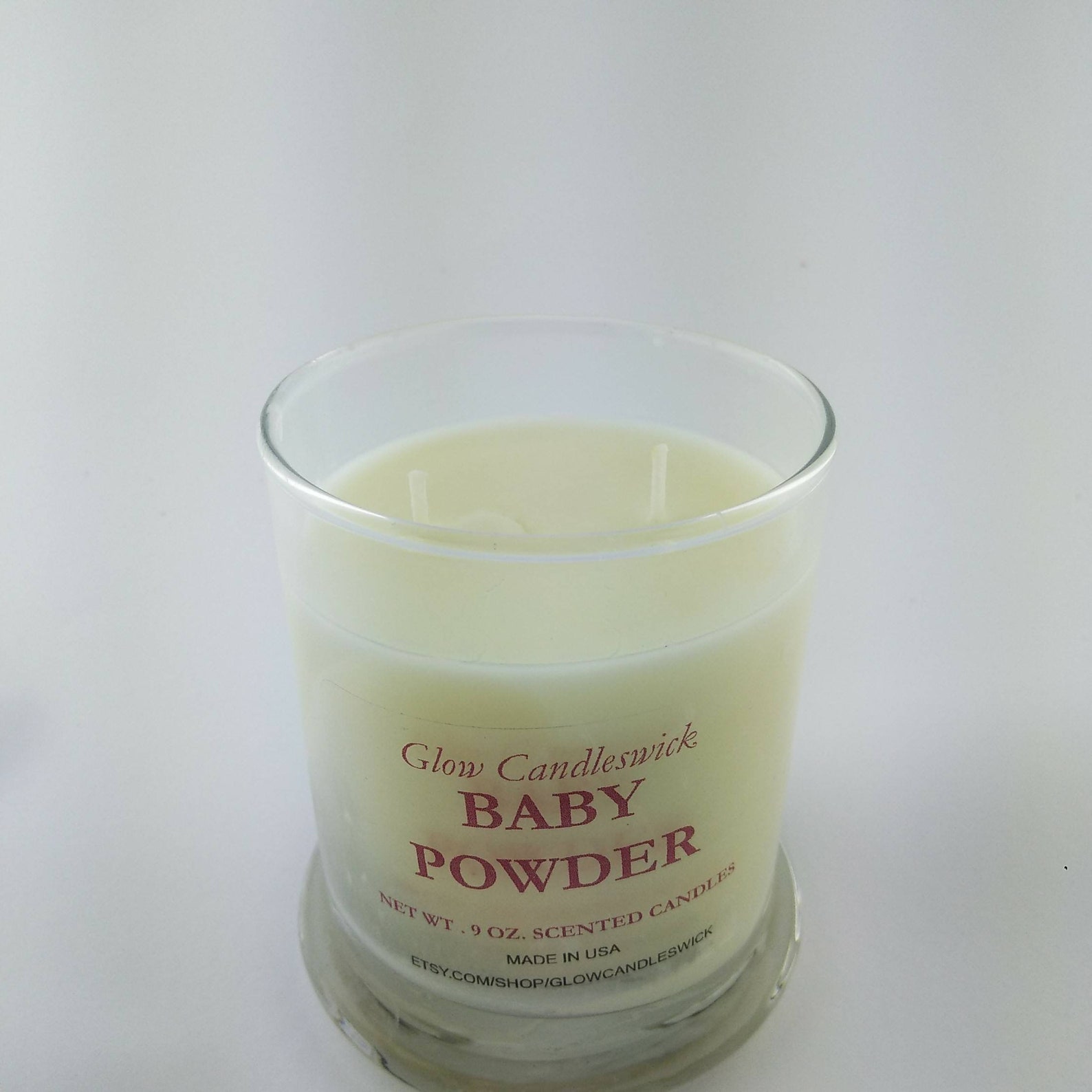 Baby powder candles. Soy candles. Baby scents. Holiday Etsy