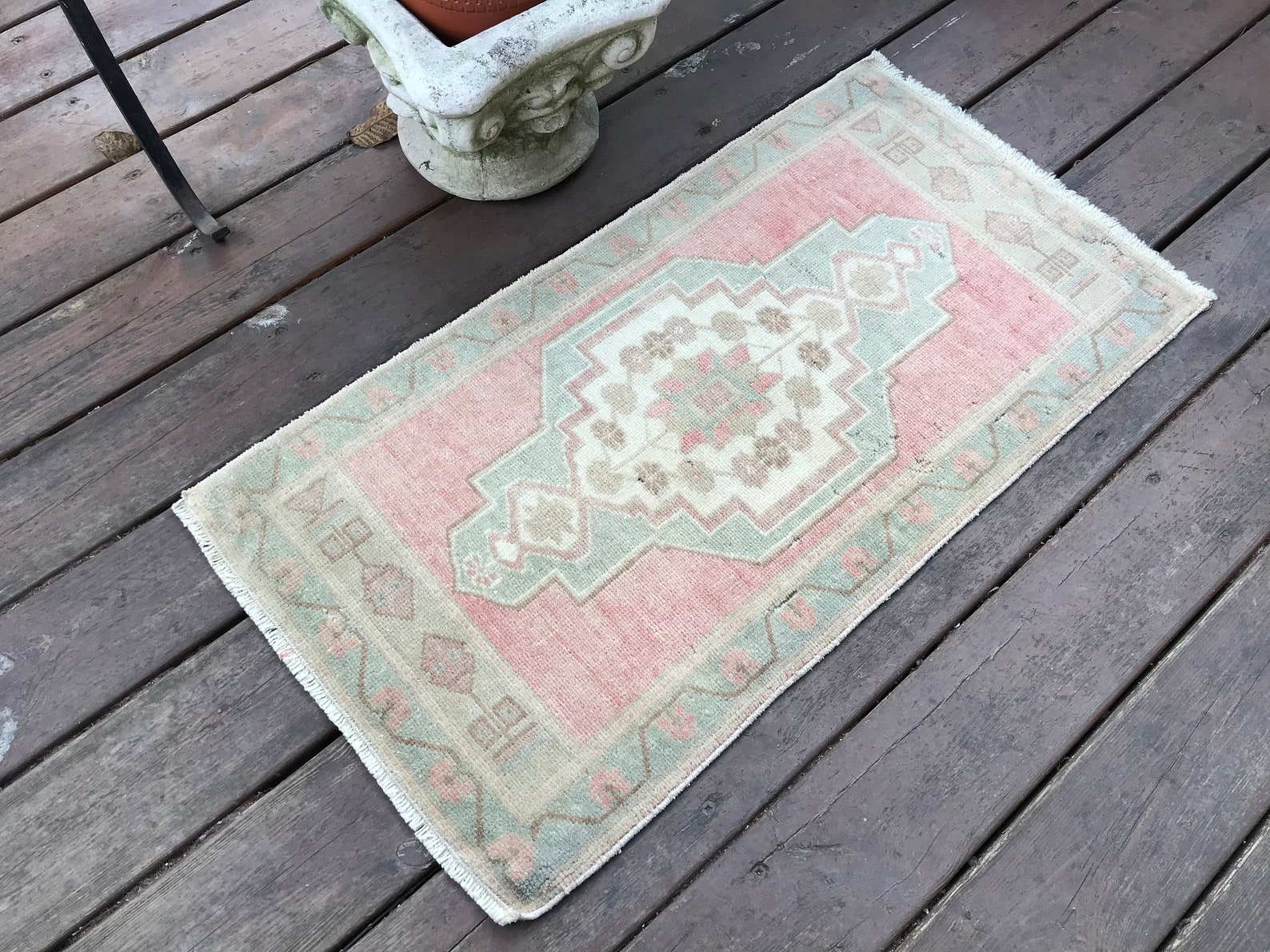 2x3 Tiny Vintage RugEntryway Rug Muted turkish small rug Etsy