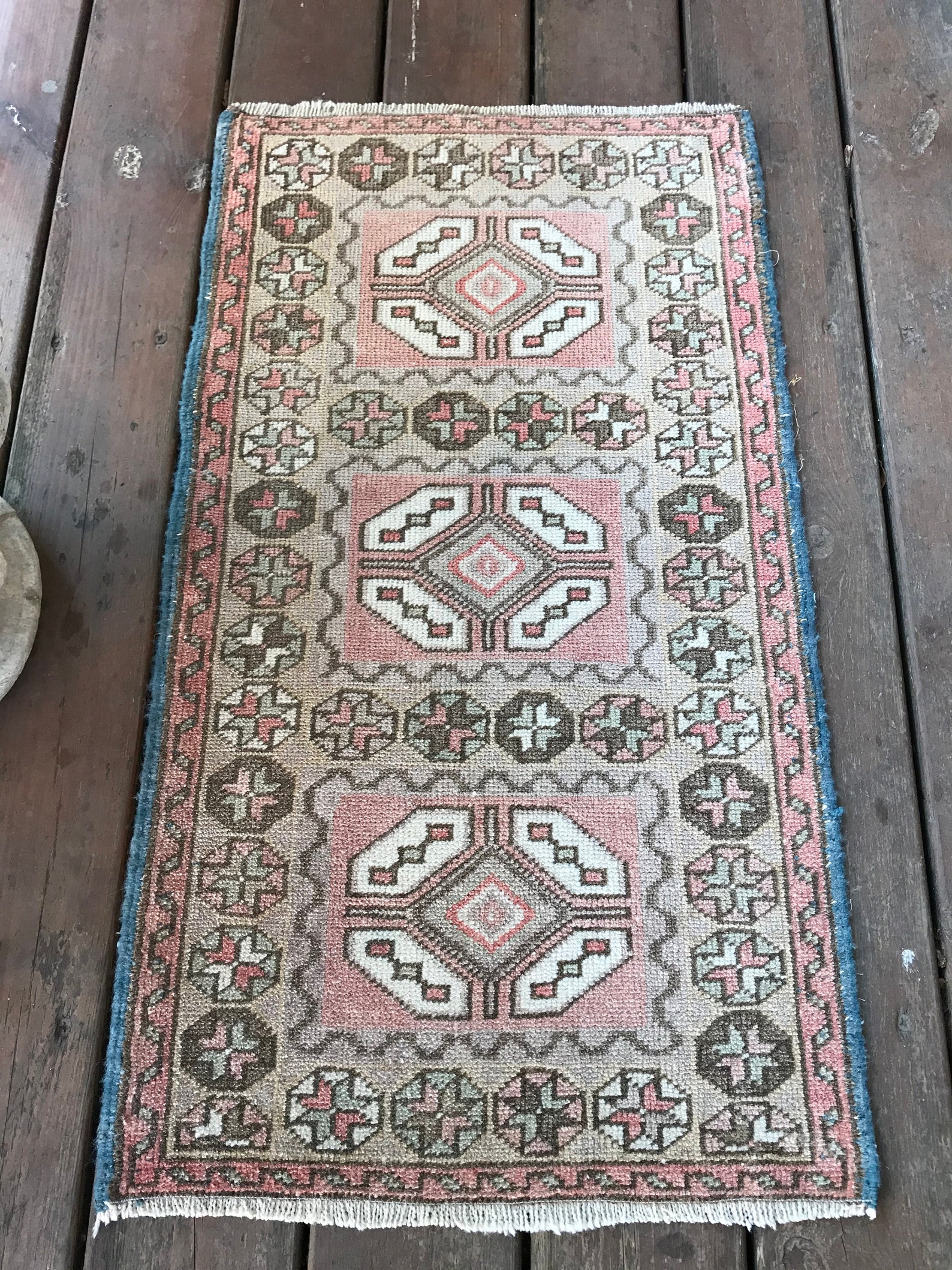 2x3 Tiny Vintage RugEntryway Rug Muted turkish small rug Etsy