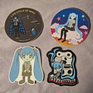 Vocaloid Hatsune Miku stickers (8cm)