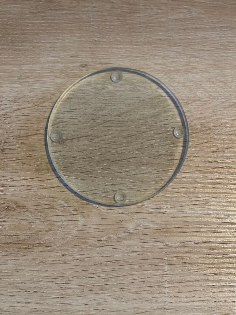 Customized Coasters Set of 4 Glass or Mirrored Coasters Don/'t Fuck Up My Table