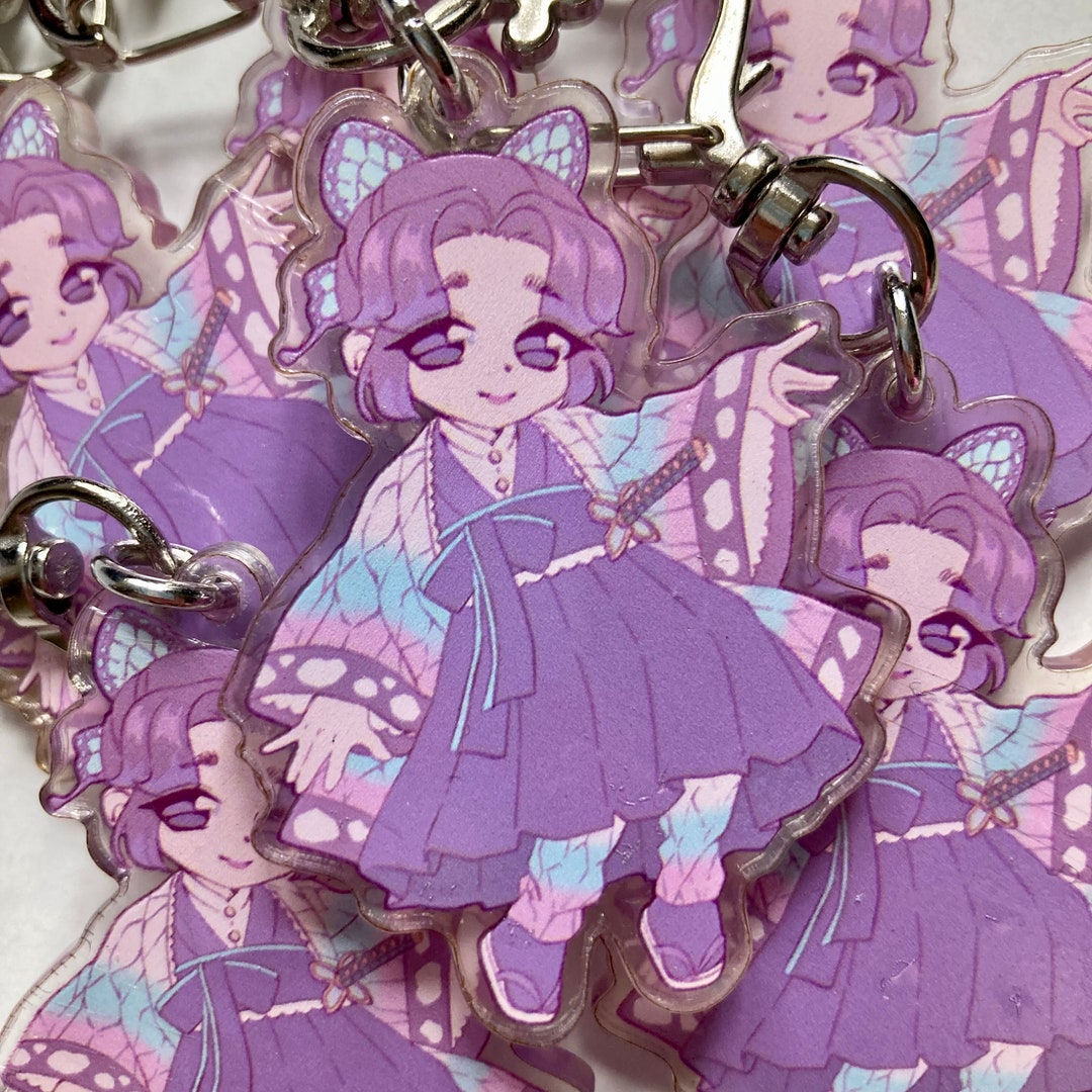 Sunobi Keychain Shinobu Kocho Keychain - Etsy