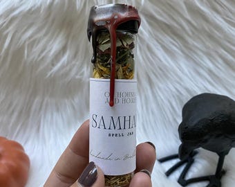 Samhain Spell Jar | Halloween Spell | Green Witch