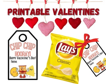 Chip Hooray Valentines: Tarjetas imprimibles para niños (PDF)