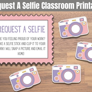 Teacher Request A Selfie Printable: Classroom Decor (digital Download ...