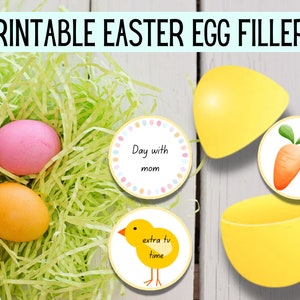 Printable Easter Egg Coupons: Easter Basket Fillers (Digital Download)