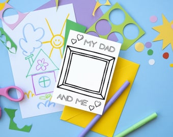 Father's Day Printable Coloring Page, Father's Day Digital, Dad Coloring Page, Father's Day Activity, Father's Day Printable for Kids