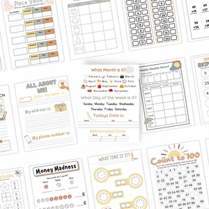 First Grade Morning Menu Bundle, First Grade Printable worksheets, First Grade Math, SEL, And Reading Comprehension, 1st grade Morning Work