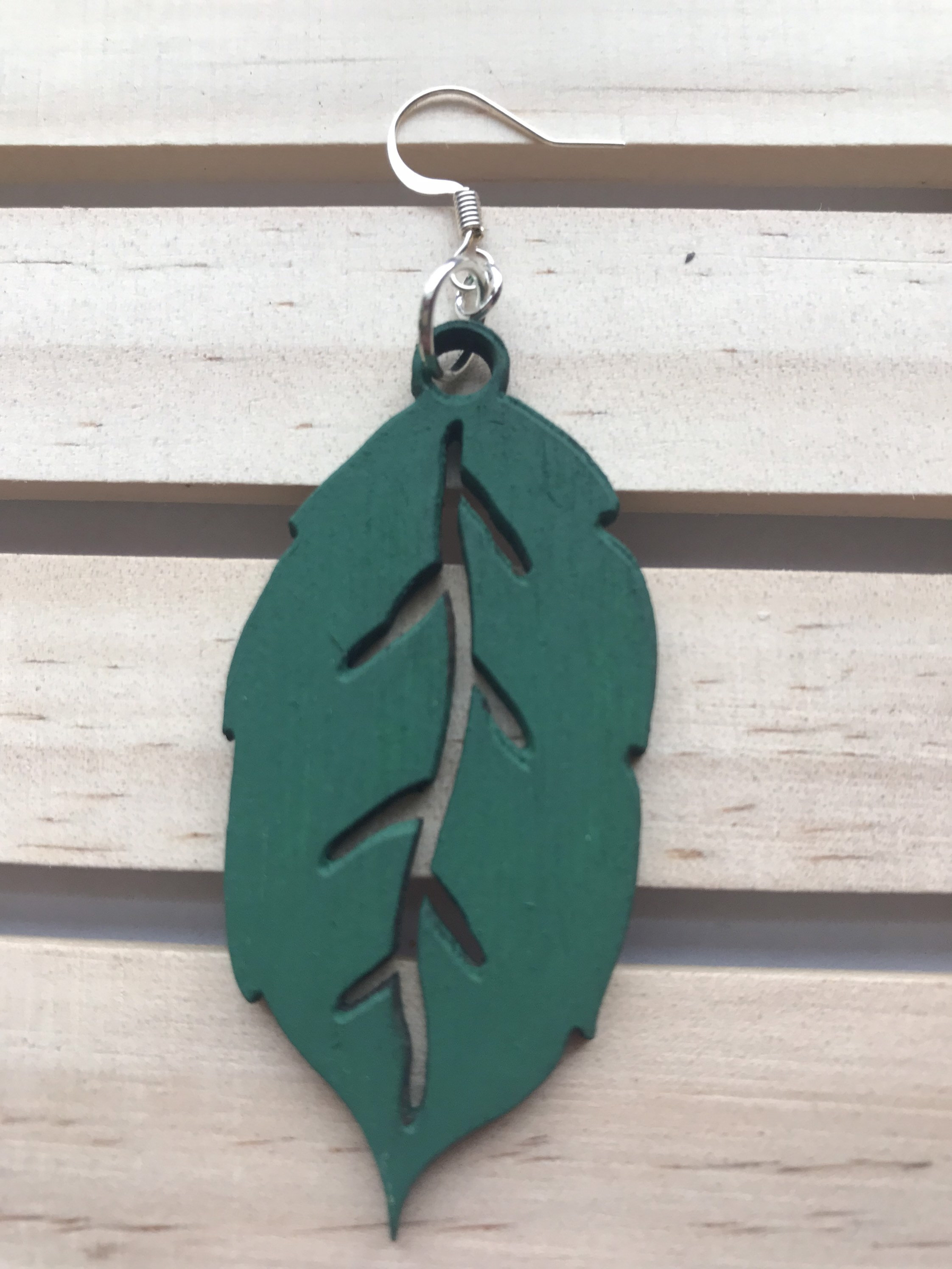 Leaf earrings Etsy