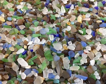 Microcristales de playa auténticos extra pequeños del lago Erie (20-60 piezas)