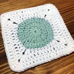 Circle To Square Pattern, Granny Square Blanket Pattern, CROCHET PATTERN, Crochet pattern photo tutorial, Digital download, PDF pattern
