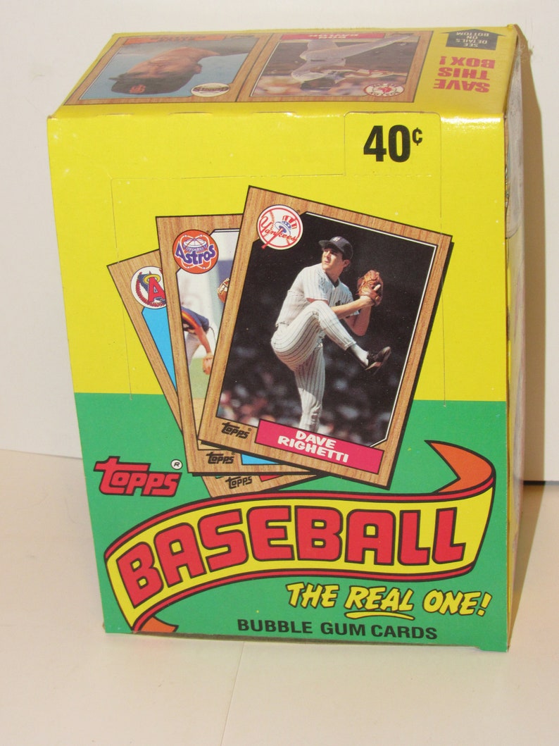 1992 Topps Baseball Cards Unopened Box 1986 Topps