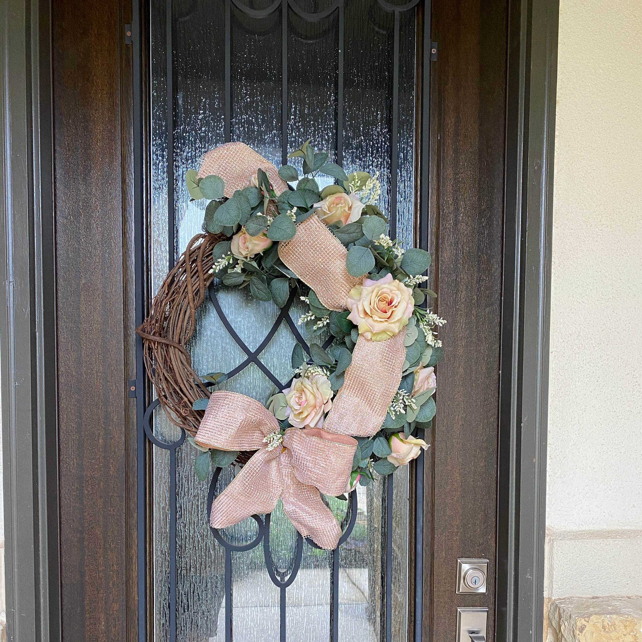 Elegant Grapevine Wreath Easel New Braunfels, TX Florist