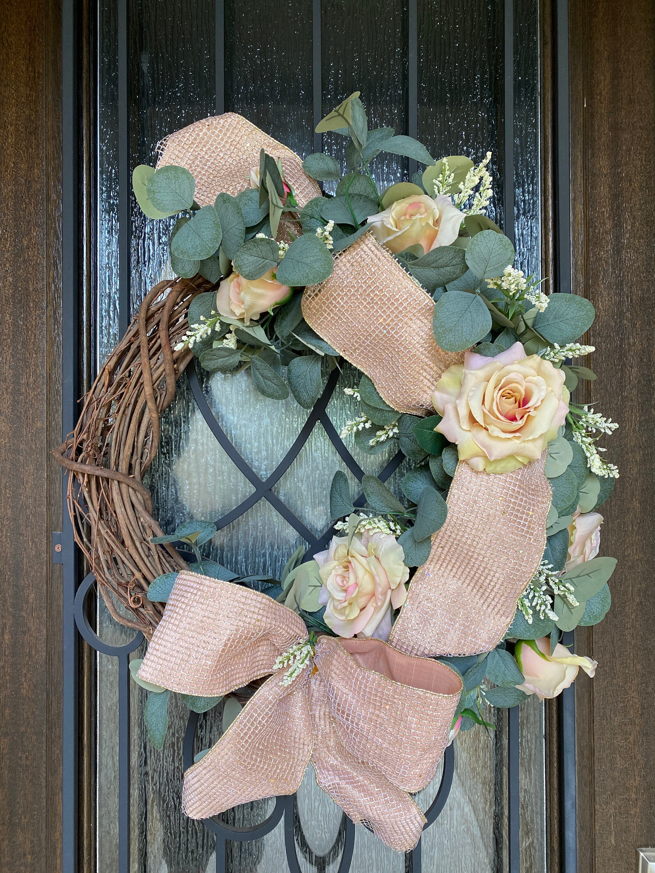 Elegant Grapevine Wreath Easel New Braunfels, TX Florist