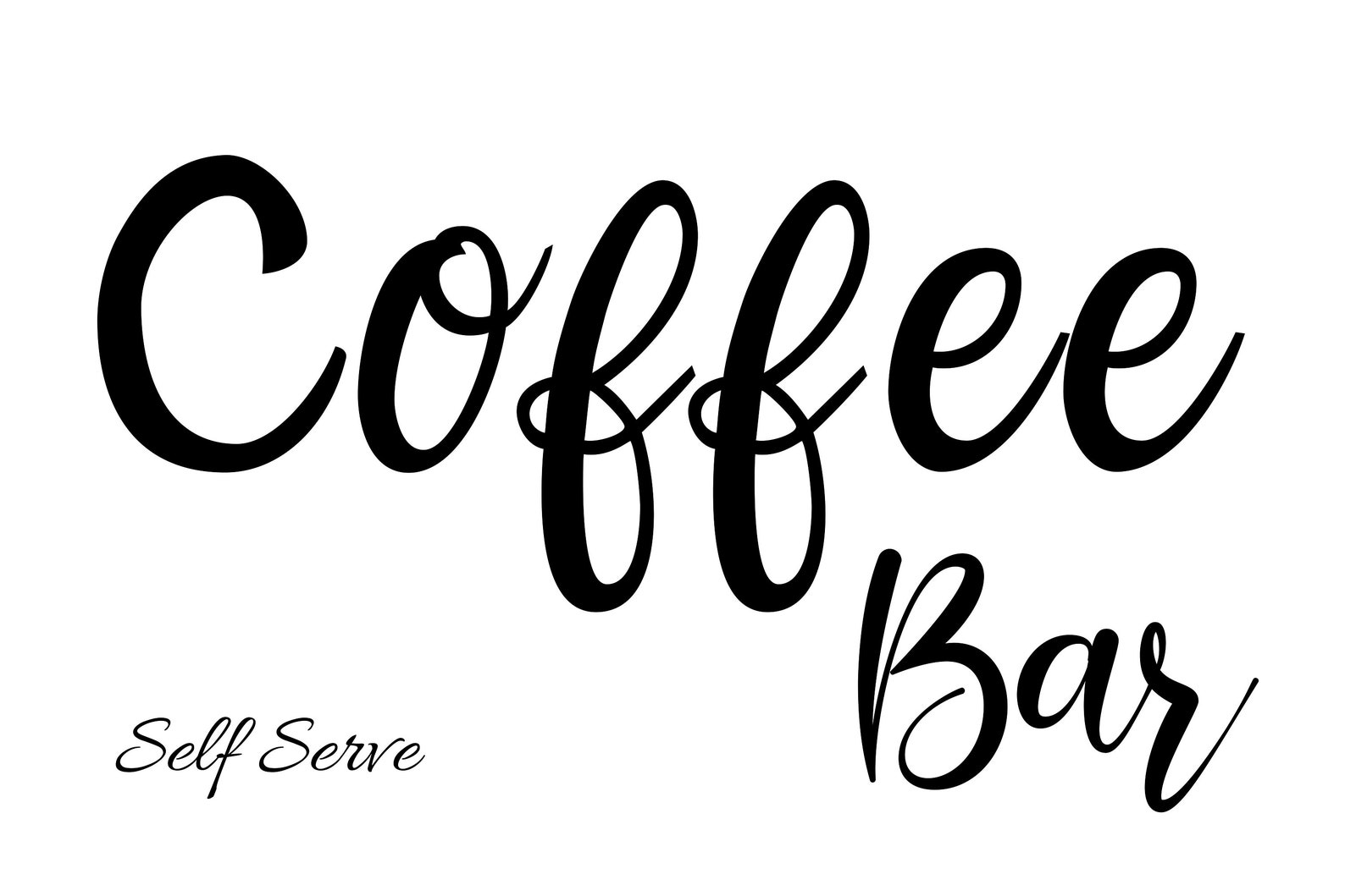 Printable Coffee Bar Coffee sign Printable sign kitchen - Etsy España