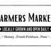 Farmers Market Printable Sign 20x10 A4 Svg Kitchen - Etsy
