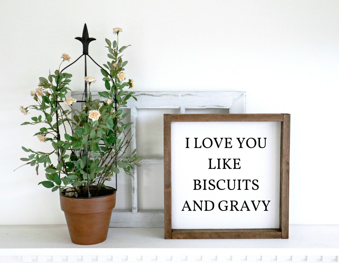 I Love You Like Biscuits and Gravy Printable, Funny Saying, Funny