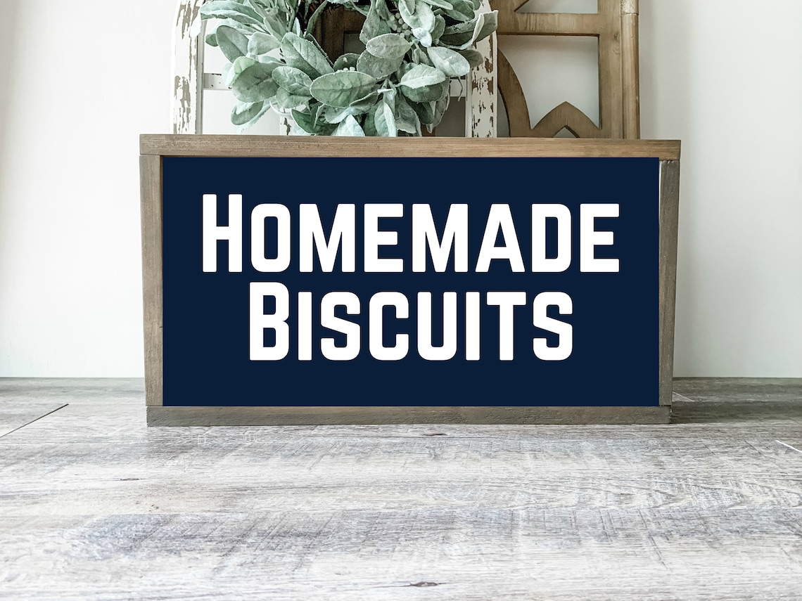 Homemade Biscuits Printable Sign Kitchen Sign Vintage Sign Etsy UK