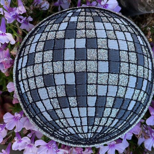 3 Disco Ball Morale Patch Made in the USA Free Shipping Etsy
