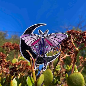 Purple Luna Moth Patch
