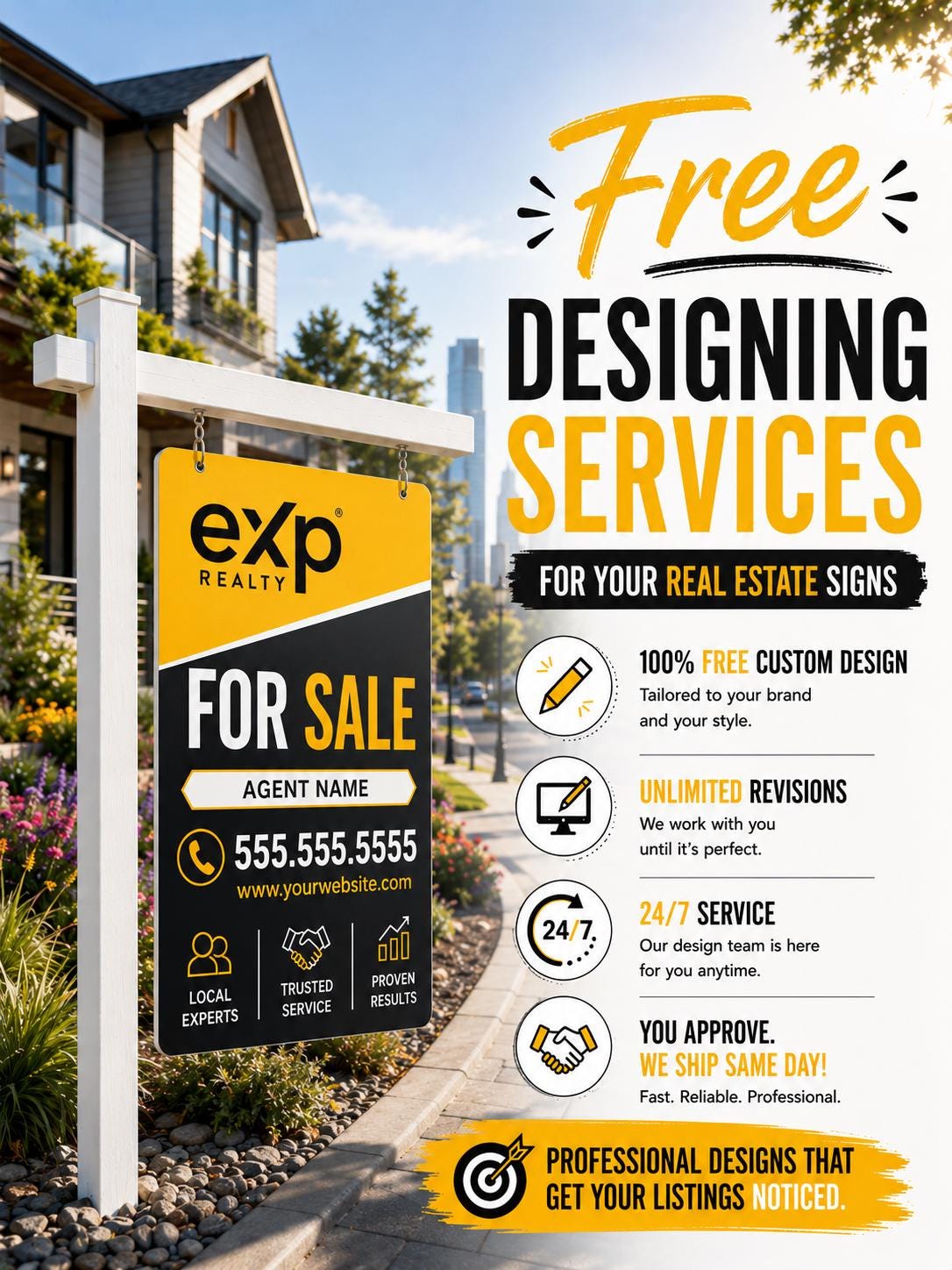 Pvc Sign Realtor Examples Real Estate Sign + PVC Post + Rider, for Sale, Open House, Realtor ...