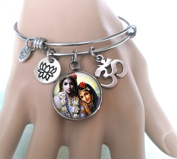 Hare Krishna Mantra Bracelet Wrist Band Metal Golden Kada Cuff Yoga  Meditation Bracelet Krishna Cuff Artisan Bracelet Gopala Wristband - Etsy