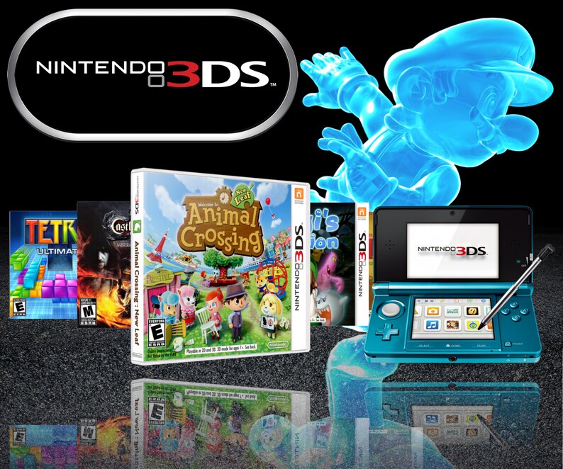 Nintendo 2010 3DS Storage Replacement Artwork & Case select Etsy