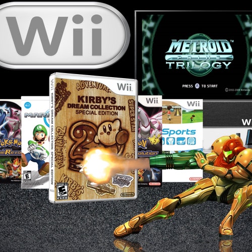 NINTENDO Wii U Custom Replacement Game Storage Case and Art Etsy