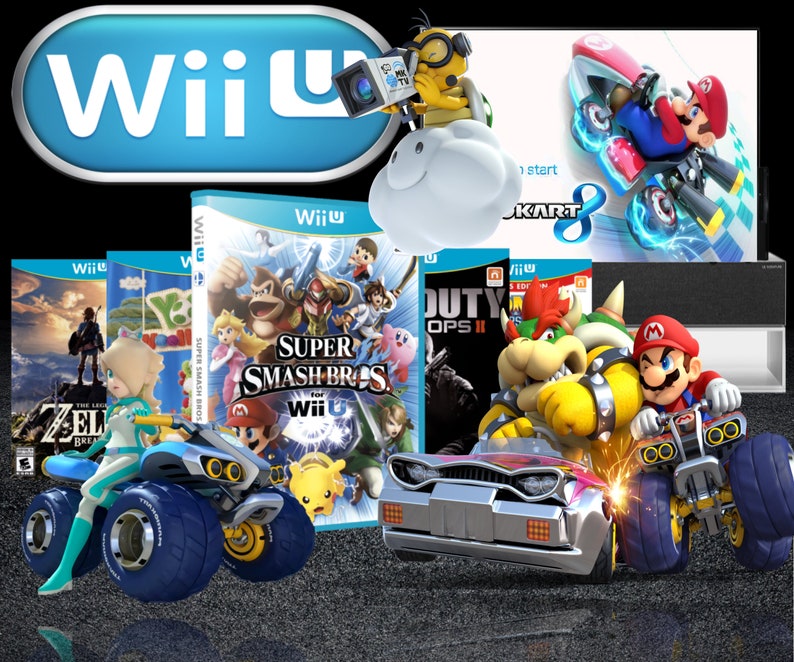 Nintendo 2012 Wiiu Wiiu Box Art Cover Storage Replacement Etsy