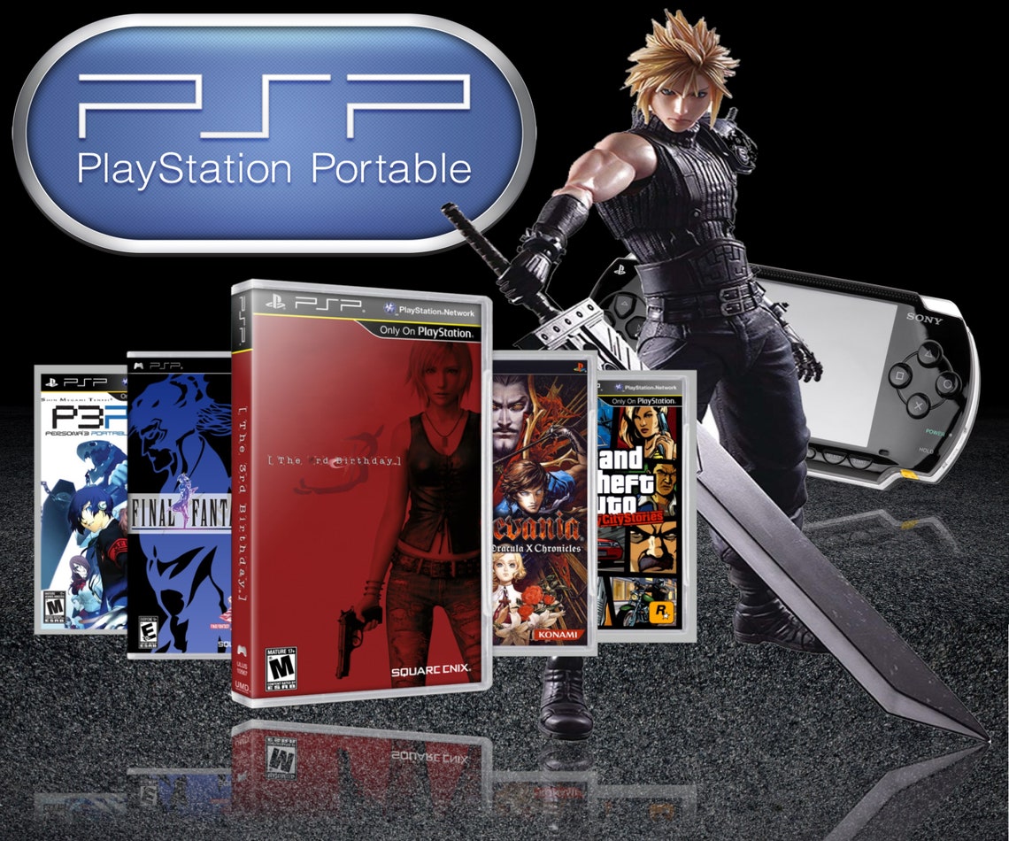 PlayStation Portable PSP Video Game Replacement Artwork Covers Etsy