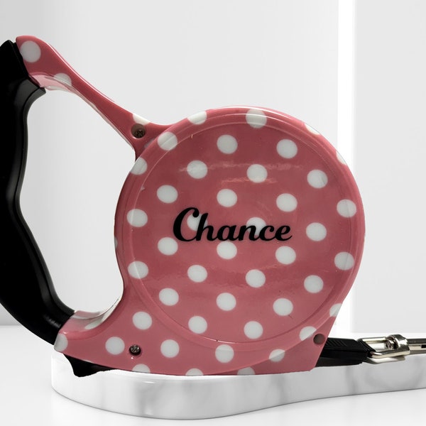 Personalized Retractable Dog Leash, Retractable Leash, Dog Leash, Retractable Dog Leash, Personalized Leash, Personalized Cat Leash