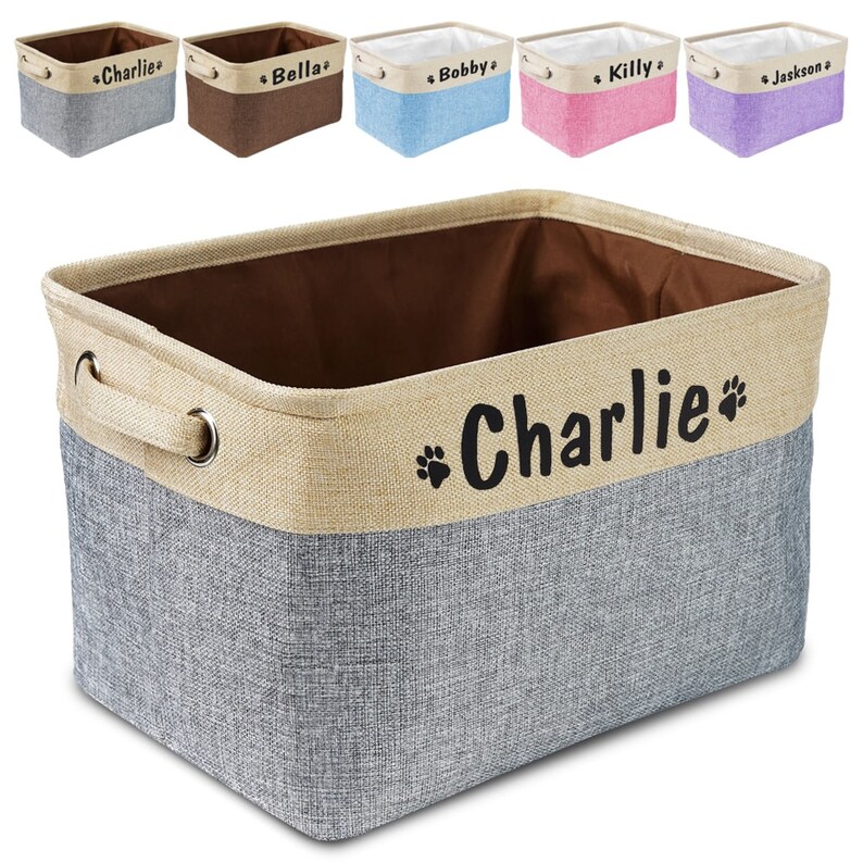 Dog Toy Box Personalized Etsy