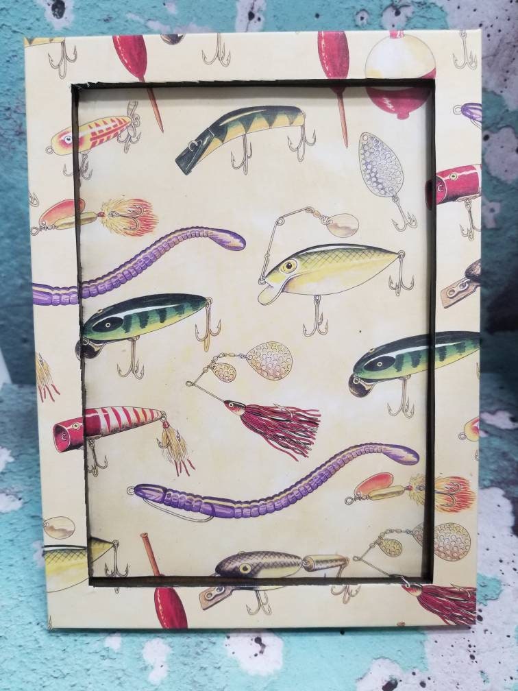 Fishing Lures 4X6 5X7 Picture Frame Lake House Memories Etsy
