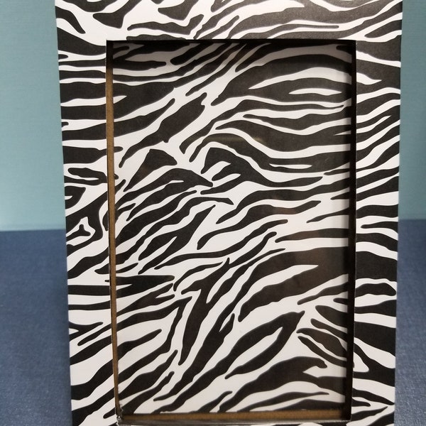 Zebra Picture Frame Etsy
