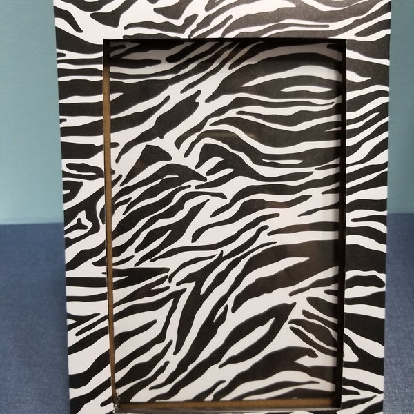 Zebra Print Picture Photo Frame 3.5x5 4x6 5x7 8x10