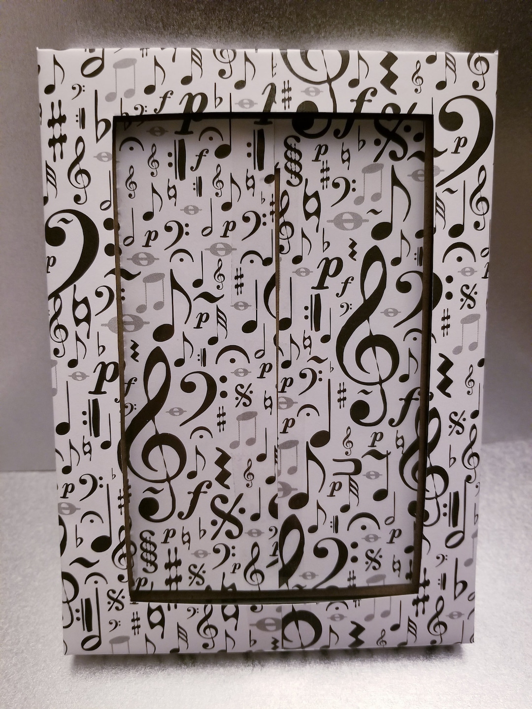 Music Notes Picture Frame - Etsy