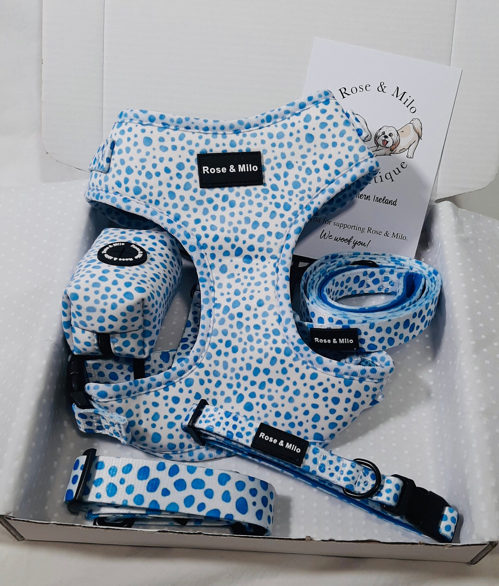 Blue Dot Dog Harness Full Bundle Etsy