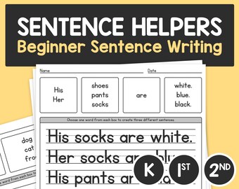 kindergarten english etsy
