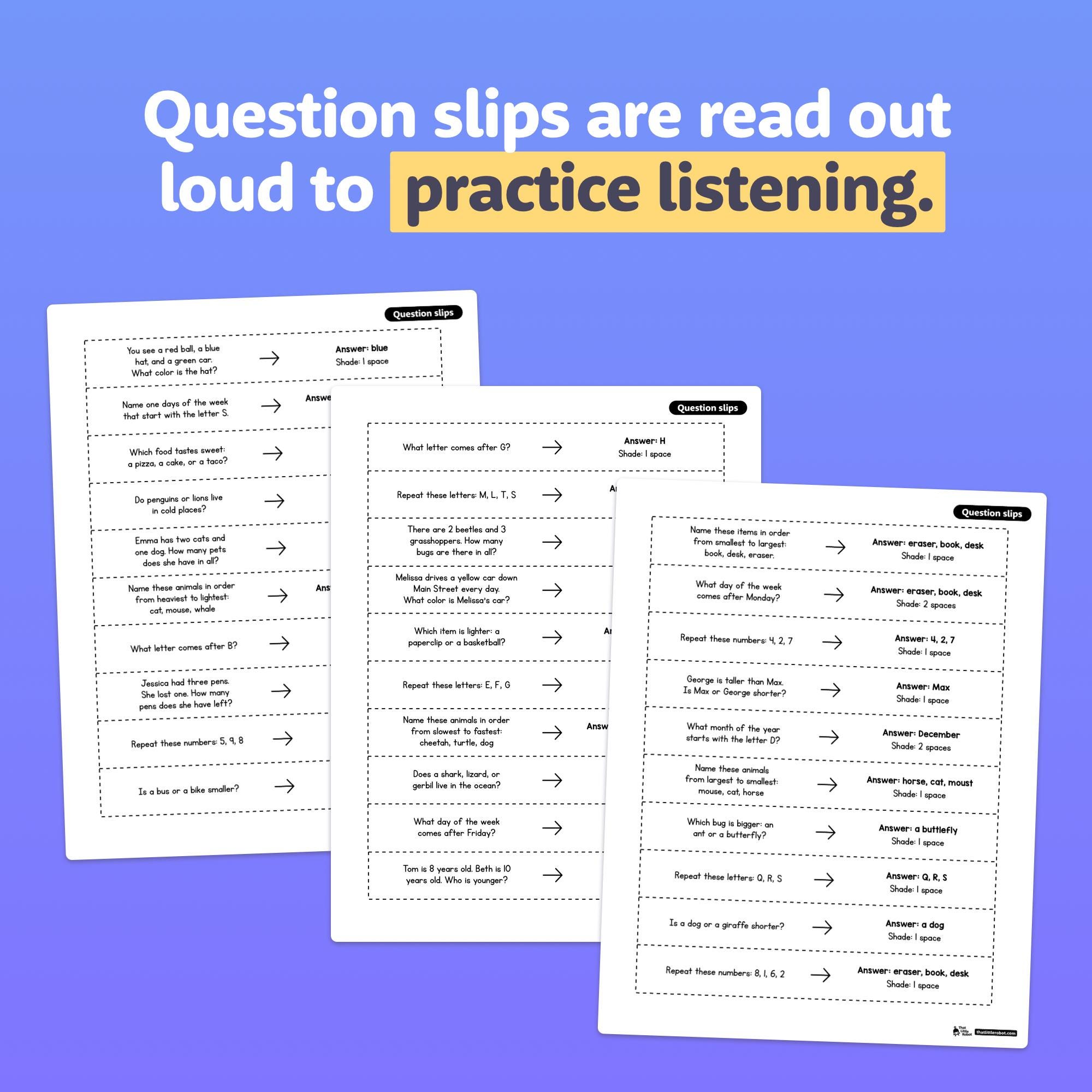 Auditory Perception Grade R Listening Game for 1st & 2nd Grade Working Memory and Auditory ...