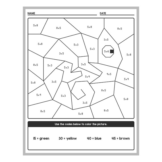 2nd grade math worksheets for distance learning second grade etsy