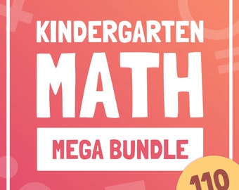 Rekenwerkbladen, activiteiten en centra voor kleuterschool | Bundel: getallen, tellen, optellen en meer | Dagelijkse oefening (afdrukbare pdf)