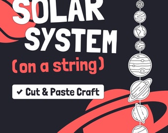 Solar System Craft | 2nd, 3rd, 4th, 5th Grade Planets Activity, Solar System Science Project (Printable PDF)