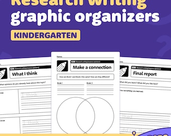 Onderzoek schrijven Grafische organisatoren | Gemeenschappelijke kern van meningsuiting kleuterschool: WK7 (afdrukbare pdf)