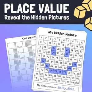 Place Value Worksheets | 1st, 2nd, 3rd Grade — No Prep Base 10 Math Activity, Place Value Coloring Sheets (Printable PDF)