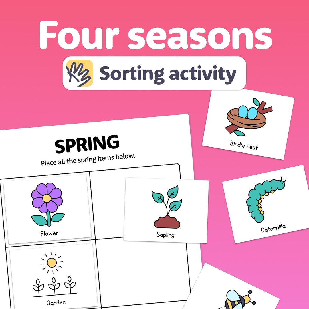 Seasons of the Year Activity | No Prep Pre-k, Kindergarten, & 1st Grade ...