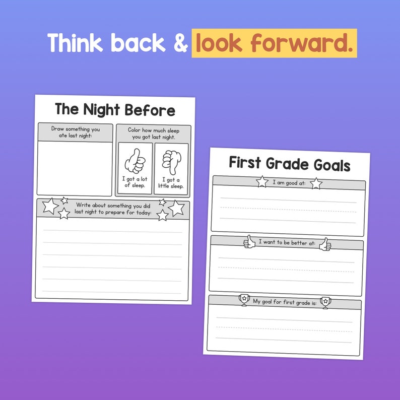 First Grade Icebreaker Activities – NO PREP First Week of School Ice ...